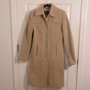 REACTION Kenneth Cole beige brown pea coat